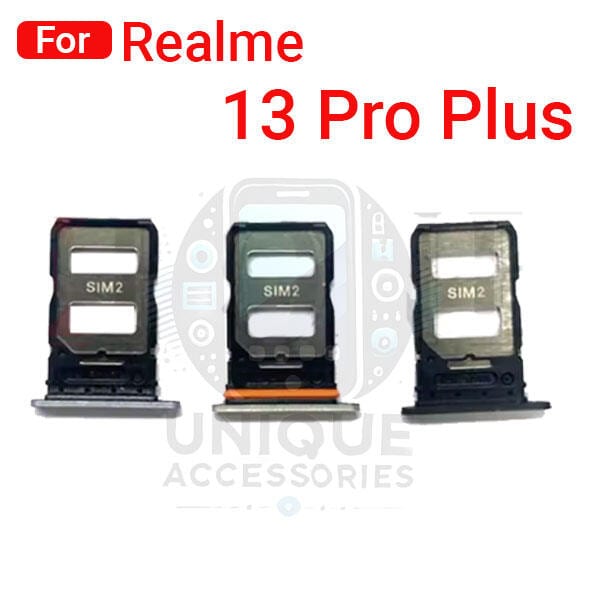 Realme 13 Pro Plus Sim Tray Micro SD Card Slot with Sim Ejector Pin Replacement Part