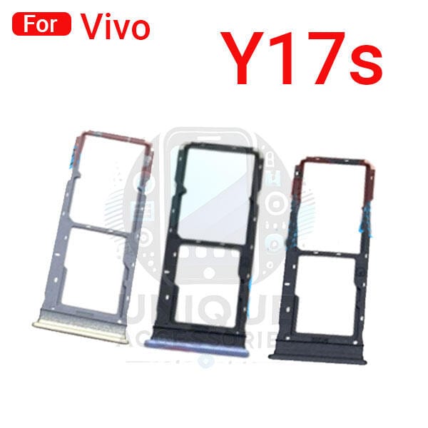Vivo Y17s Sim Tray Micro SD Card Slot with Sim Ejector Pin Replacement Part