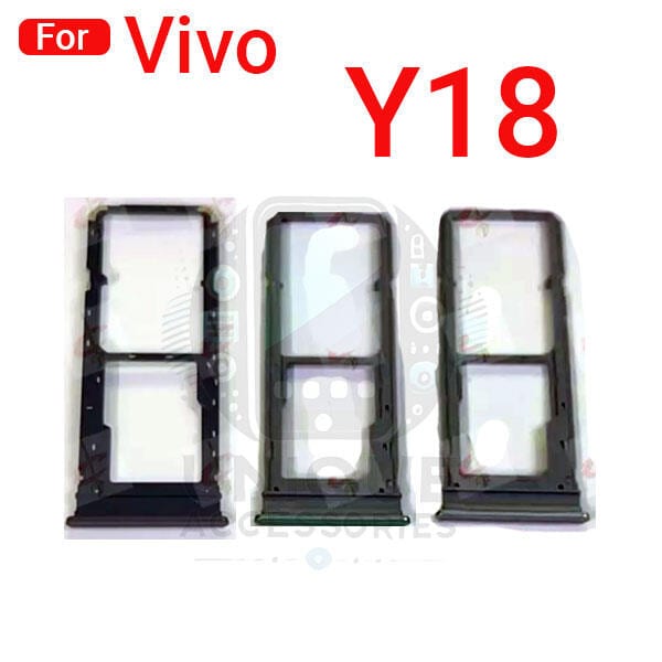 Vivo Y18 Sim Tray Micro SD Card Slot with Sim Ejector Pin Replacement Part
