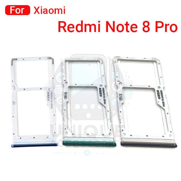 Xiaomi Redmi Note 8 Pro Sim Tray Micro SD Card Slot with Sim Ejector Pin Replacement Part