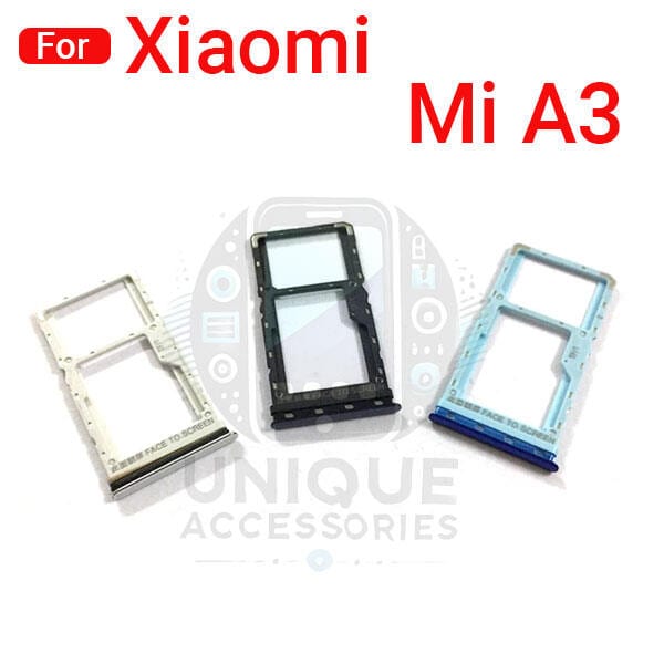 Xiaomi Mi A3 Sim Tray Micro SD Card Slot with Sim Ejector Pin Replacement Part