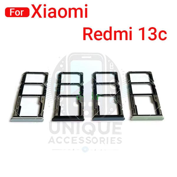 Xiaomi Redmi 13c Sim Tray Micro SD Card Slot with Sim Ejector Pin Replacement Part