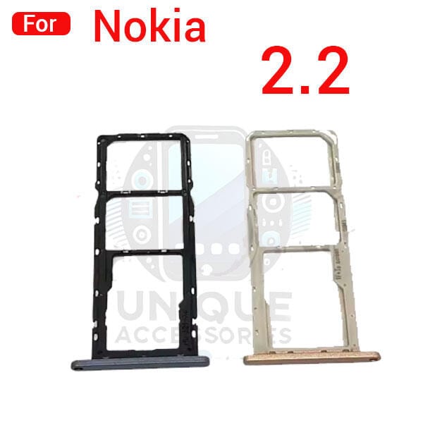 Nokia 2.2 Sim Tray Micro SD Card Slot with Sim Ejector Pin Replacement Parts