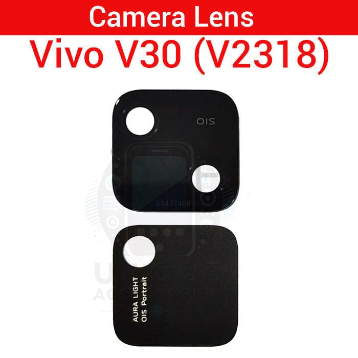 Camera Main Glass Lens for Vivo V30 V2318 Replacement Part (Not Tempered Camera Glass Protector)