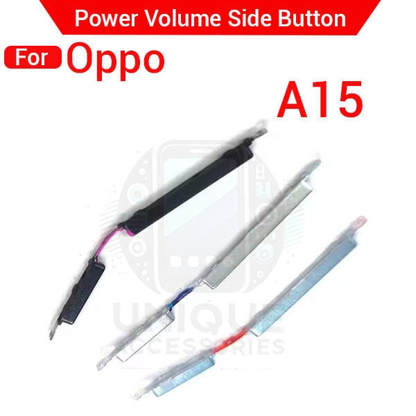 Compatible with Oppo A15/A15s External Side Buttons Power On Off + Volume Control Button Outside Side Keys
