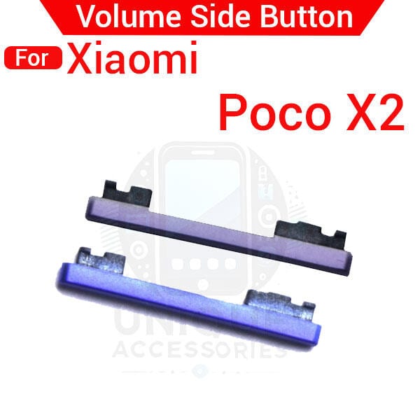 Compatible with Xiaomi Poco X2 External Side Buttons Volume Control Button Outside Side Keys