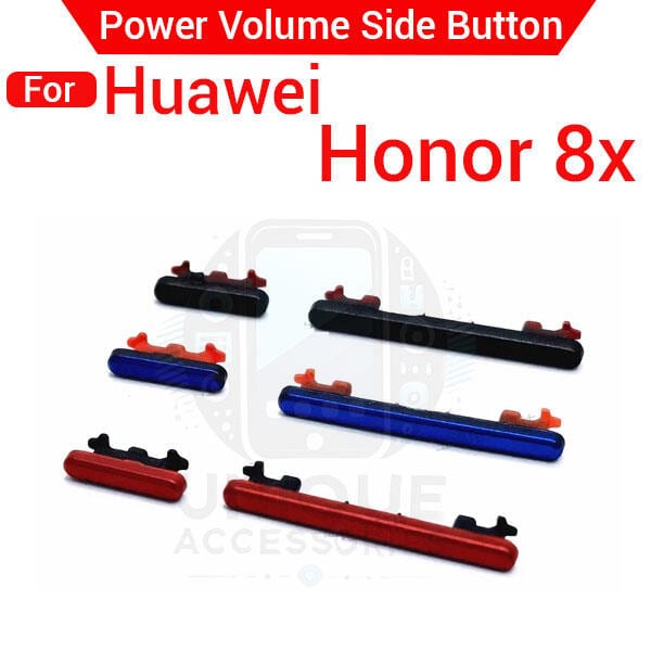 Compatible with Huawei Honor 8x External Side Buttons Power On Off + Volume Control Button Outside Side Keys