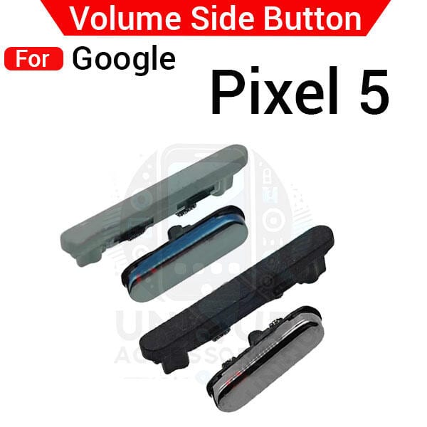 Compatible with Google Pixel 5 External Side Buttons Power On Off + Volume Control Button Outside Side Keys