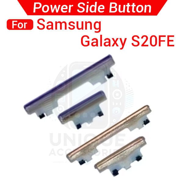 Compatible with Samsung Galaxy S20FE External Side Buttons Power On Off + Volume Control Button Outside Side Keys