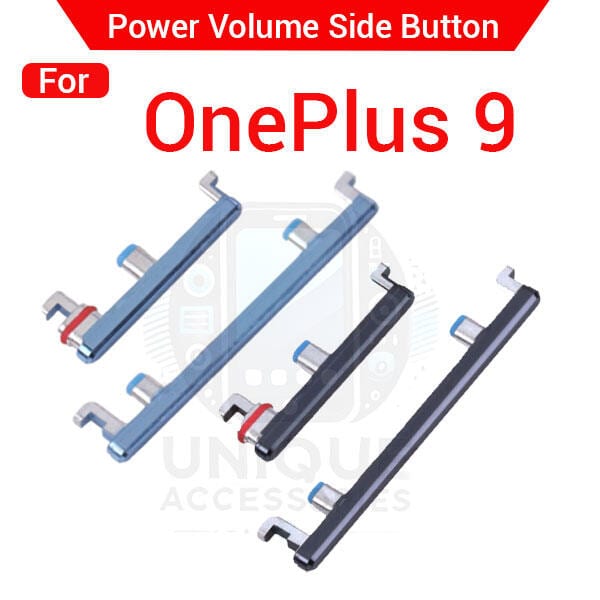 Compatible with OnePlus 9 External Side Buttons Power On Off + Volume Control Button Outside Side Keys