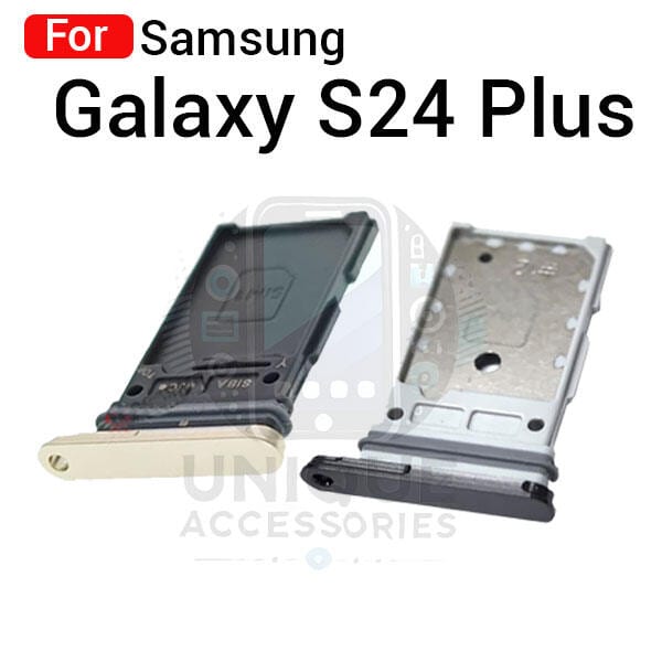 Samsung Galaxy S24 Plus Sim Tray Micro SD Card Slot with Sim Ejector Pin Replacement Parts
