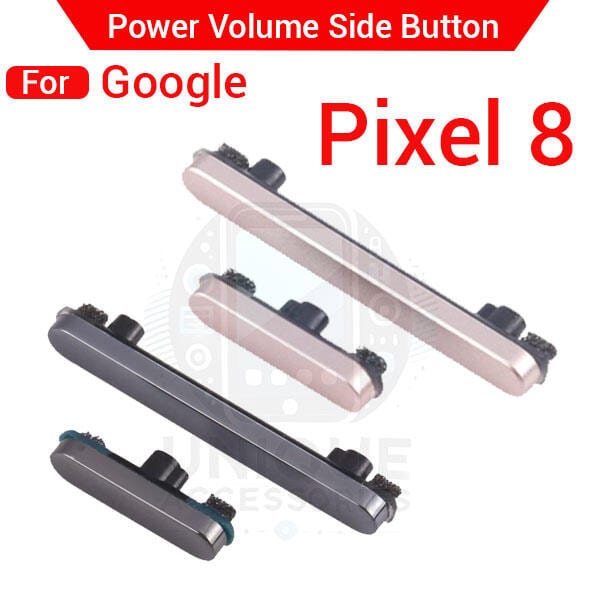Compatible with Google Pixel 8 External Side Buttons Power On Off + Volume Control Button Outside Side Keys