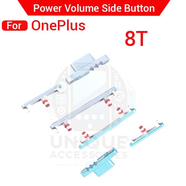 Compatible with OnePlus 8t External Side Buttons Power On Off + Volume Control Button Outside Side Keys