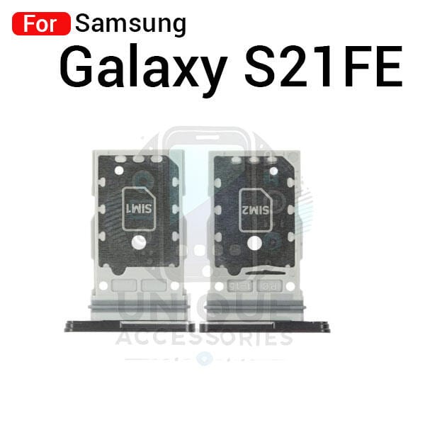 Samsung Galaxy S21 FE Sim Tray Micro SD Card Slot with Sim Ejector Pin Replacement Parts