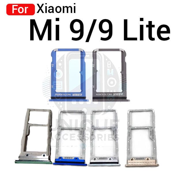 Xiaomi Mi 9/ 9 Lite Sim Tray Micro SD Card Slot with Sim Ejector Pin Replacement Parts
