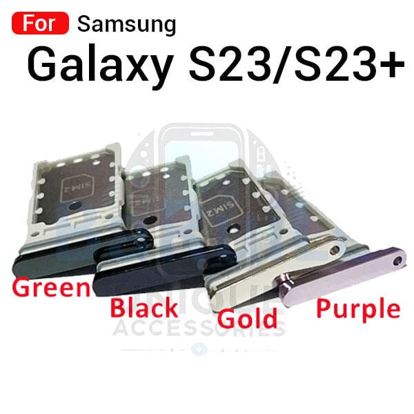 Samsung Galaxy S23/ S23+ Sim Tray Micro SD Card Slot with Sim Ejector Pin Replacement Parts