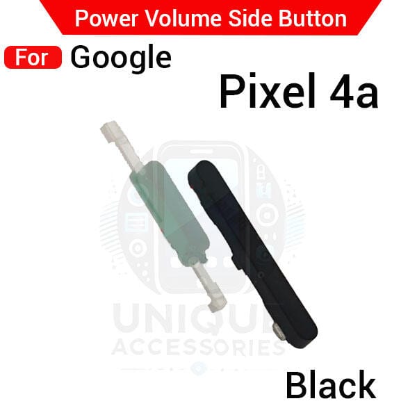 Compatible with Google Pixel 4a External Side Buttons Power On Off + Volume Control Button Outside Side Keys