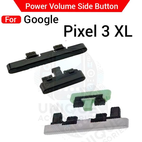 Compatible with Google Pixel 3 XL External Side Buttons Power On Off + Volume Control Button Outside Side Keys