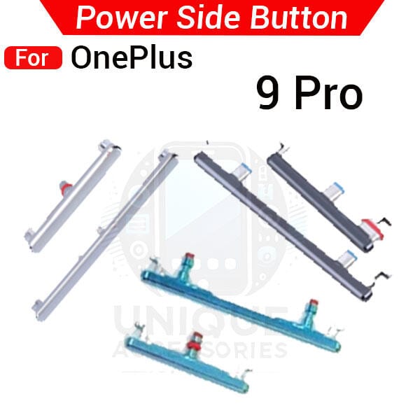 Compatible with OnePlus 9 Pro External Side Buttons Power On Off + Volume Control Button Outside Side Keys