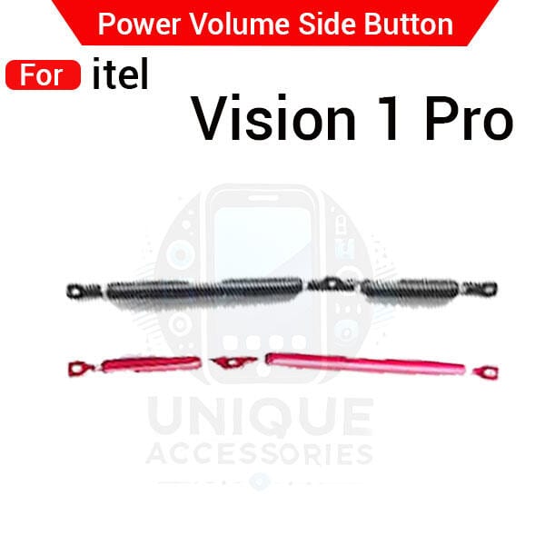 Compatible with itel Vision 1 Pro External Side Buttons Power On Off + Volume Control Button Outside Side Keys