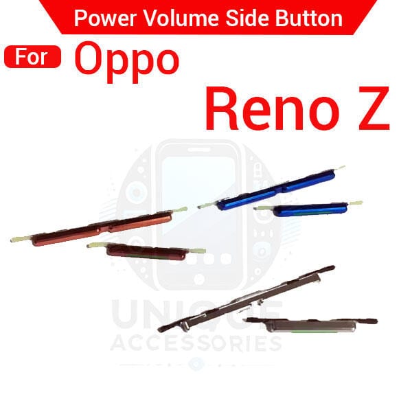Compatible with Oppo Reno Z External Side Buttons Power On Off + Volume Control Button Outside Side Keys
