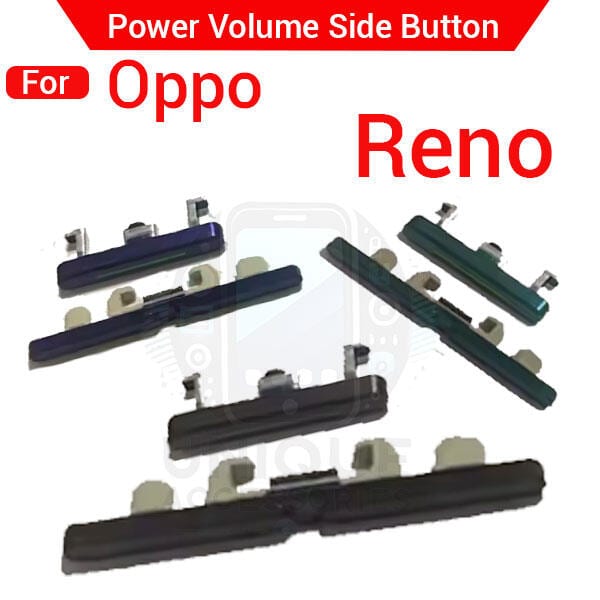 Compatible with Oppo Reno External Side Buttons Power On Off + Volume Control Button Outside Side Keys
