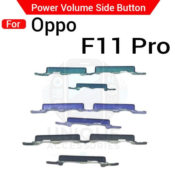 Compatible with Oppo F11 Pro  External Side Buttons Power On Off + Volume Control Button Outside Side Keys