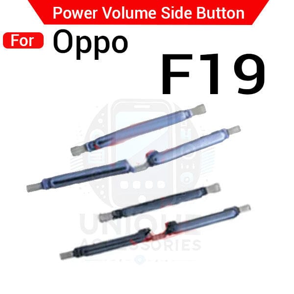 Compatible with Oppo F19 External Side Buttons Power On Off + Volume Control Button Outside Side Keys