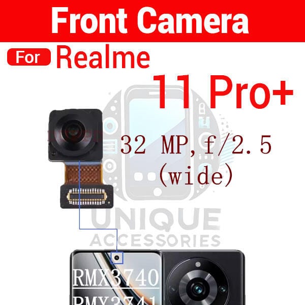 Front Camera Module for Realme 11 Pro Plus Selfie Camera