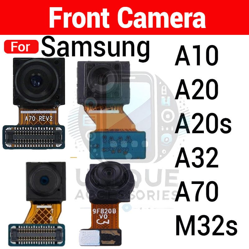 Front Camera Module for Samsung Galaxy A10 A20 A20s A32 A70 M30s Selfie Camera