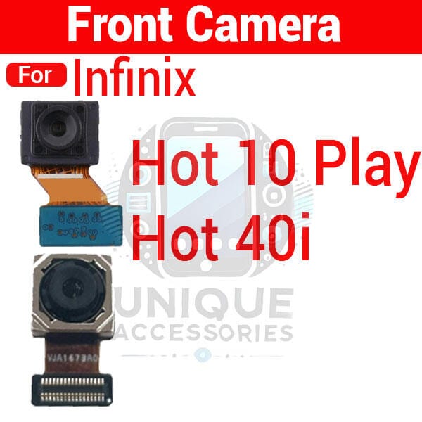Front Camera Module for Infinix Hot 10 Play Hot 40i Selfie Camera