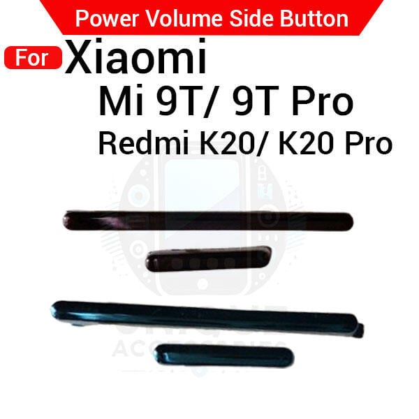 Compatible with Xiaomi Mi 9T 9T Pro Redmi K20 K20 Pro External Side Buttons Power On Off + Volume Control Button Outside Side Keys