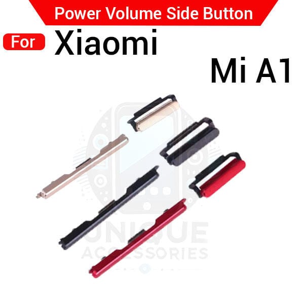 Compatible with Xiaomi Mi A1 External Side Buttons Power On Off + Volume Control Button Outside Side Keys