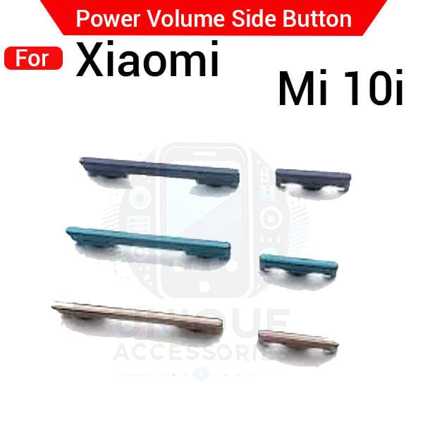 Compatible with Xiaomi Mi 10i External Side Buttons Power On Off + Volume Control Button Outside Side Keys
