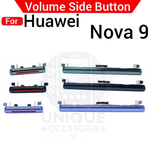 Compatible with Huawei Nova 9 External Side Buttons Power On Off + Volume Control Button Outside Side Keys
