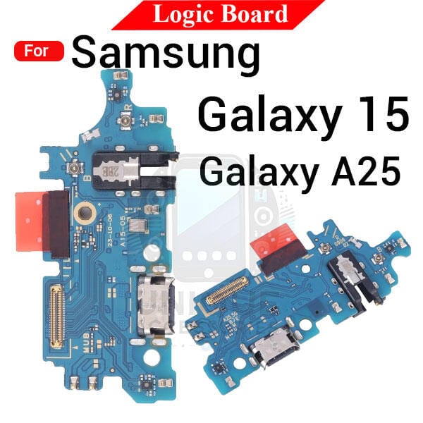 Charging Logic Board For Samsung Galaxy A15 A25 Charging Port USB Plug PCB Dock Connector Spare parts