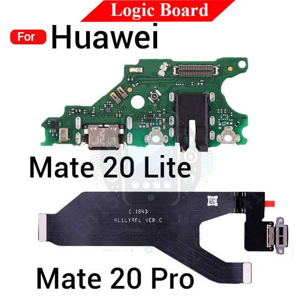 Charging Logic Board For Huawei Mate 20 Pro 20 Lite Charging Port USB Plug PCB Dock Connector Spare parts