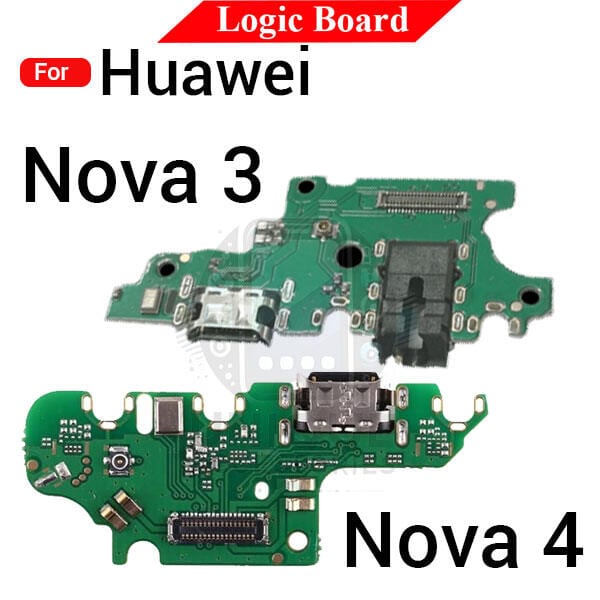 Charging Logic Board For Huawei Nova 3 4 Charging Port USB Plug PCB Dock Connector Spare parts