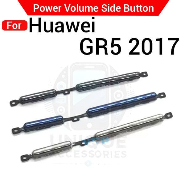 Compatible with Huawei GR5 2017 External Side Buttons Power On Off + Volume Control Button Outside Side Keys