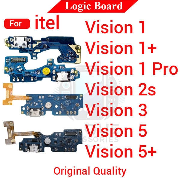 Charging Logic Board For itel Vision 1 1 Plus 1 Pro 2s 3 5 5 Plus Charging Port USB Plug PCB Dock Connector Spare parts