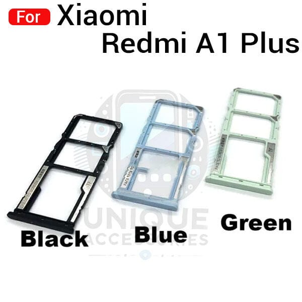 Xiaomi Redmi A1 Plus Sim Tray Micro SD Card Slot with Sim Ejector Pin Replacement Parts