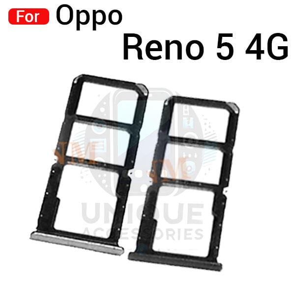 Oppo Reno 5 4G Sim Tray Micro SD Card Slot with Sim Ejector Pin Replacement Parts