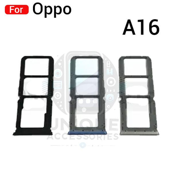 Oppo A16 Sim Tray Micro SD Card Slot with Sim Ejector Pin Replacement Parts