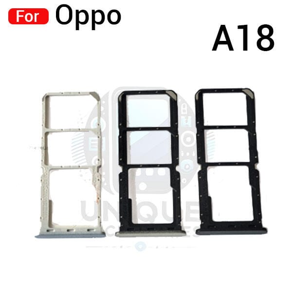 Oppo A18 CPH2591 Sim Tray Micro SD Card Slot with Sim Ejector Pin Replacement Parts