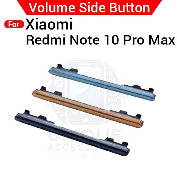 Volume Button Out Side Key For Xiaomi Redmi Note 10 Pro Max External Side Button