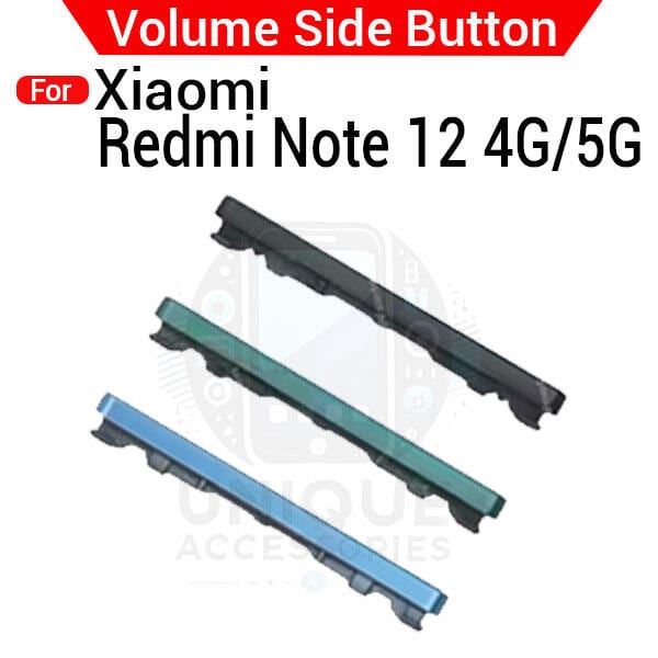Volume Button Out Side Key For Xiaomi Redmi Note 12 4G 5G External Side Button