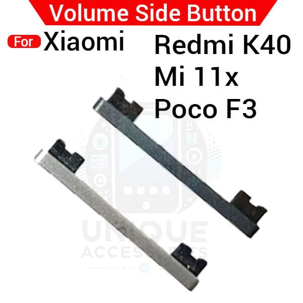 Volume Button Out Side Key For Xiaomi Redmi K40 Mi 11x Poco F3 External Side Button