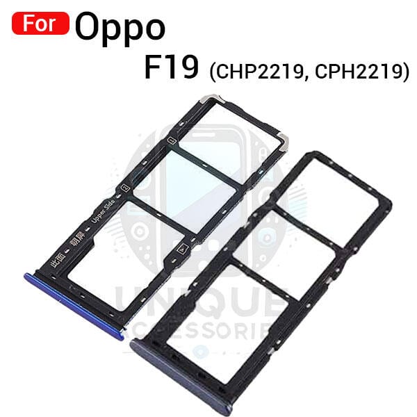 Oppo F19 Sim Tray Micro SD Card Slot with Sim Ejector Pin Replacement Parts