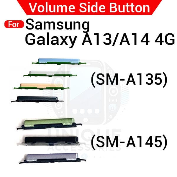 Volume Button Out Side Key For Samsung Galaxy A13 4G A14 4G A135 A145 External Side Button