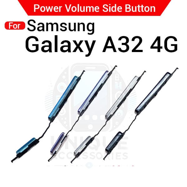 Compatible with Samsung Galaxy A32 4G SM-A325F External Side Buttons Power On Off + Volume Control Button Outside Side Keys